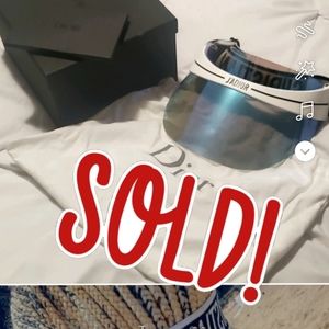 Authentic Christian Dior Visor